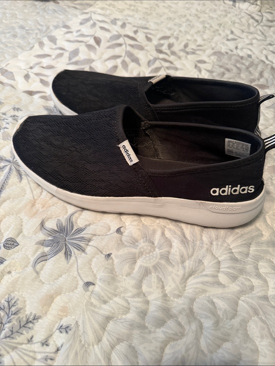 adidas Shoes - Adidas Women's Lite Racer Slip On Shoes Black White AC8475 Size 10